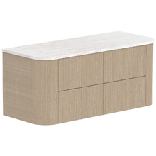 Thirroul 1200mm Wall Hung Single Vanity with Solid Surface Countertop